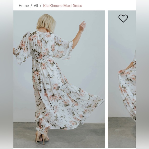 Baltic Born Kia Kimono Maxi Dress - Picture 2 of 3